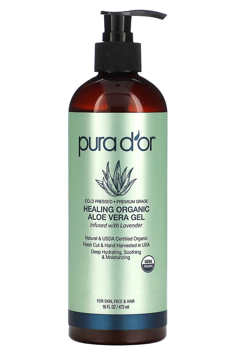 PureLuxe Yüz Temizleme Jeli - Organik Aloe Vera & Lavanta