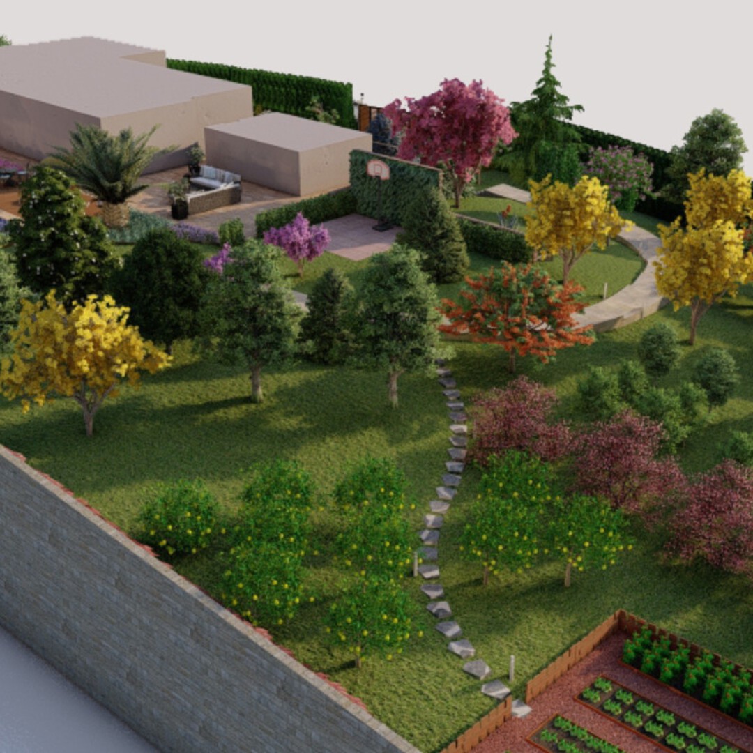 3D Peyzaj Tasarımı