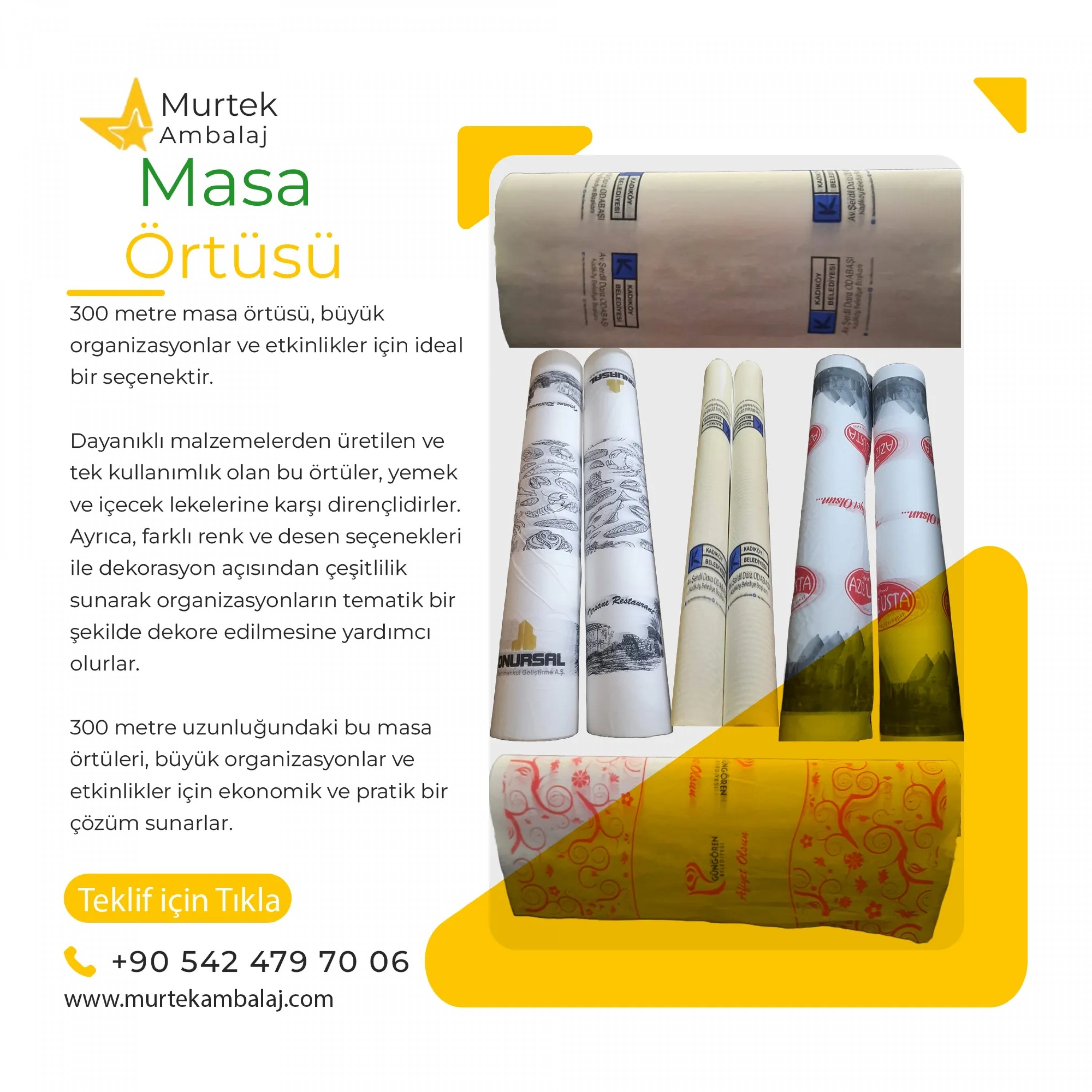 Masa örtüsü üretimi